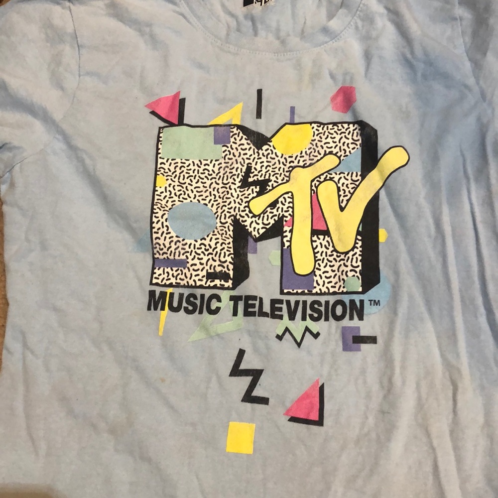 mTV music television tee